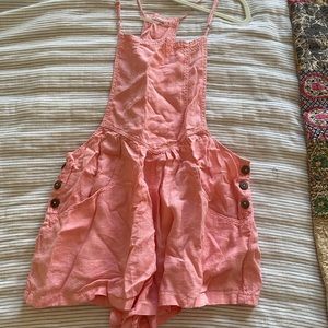 Free People overall styled romper